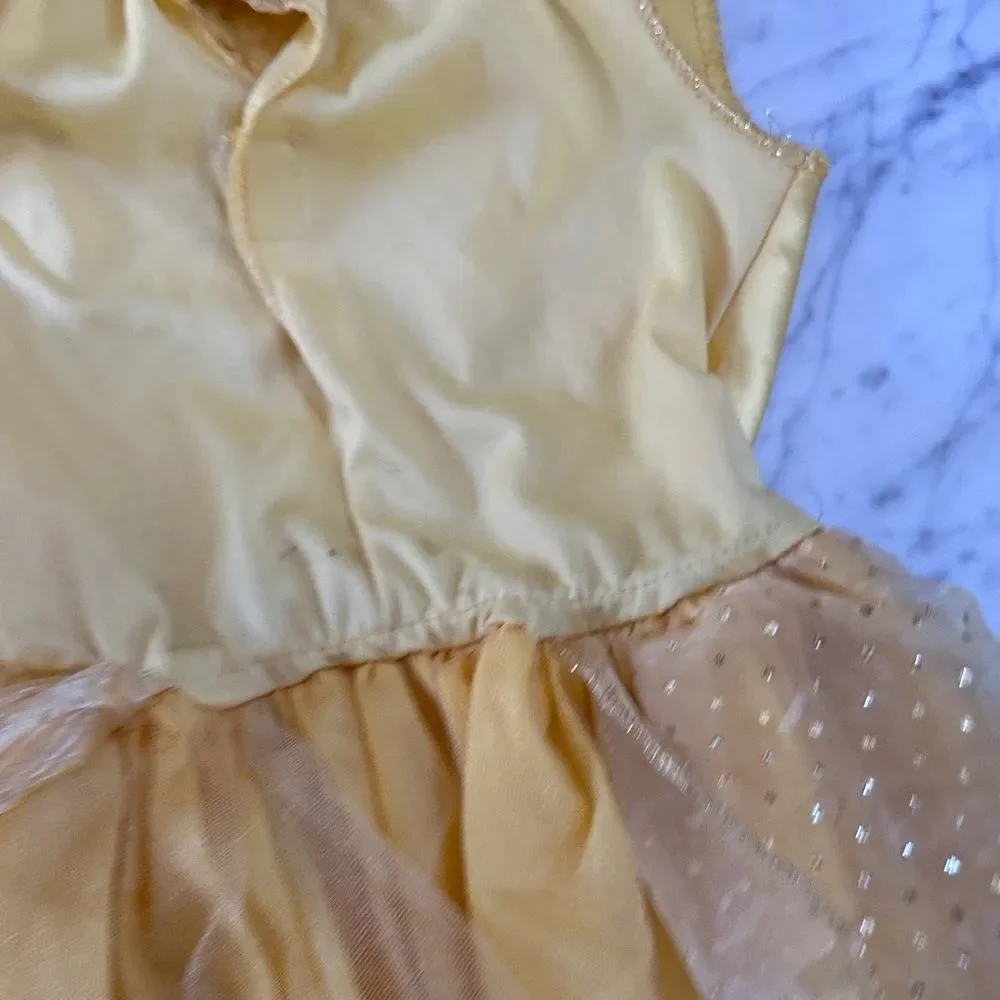 Beauty and the Beast Belle Princess Dress Costume Sz 4-6 Y